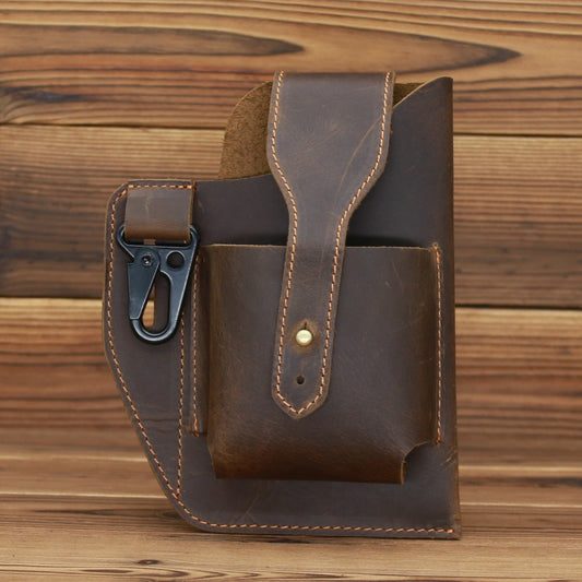 Sacoche Cuir Multi-Rangements "Essentielle" - Pegasus-square