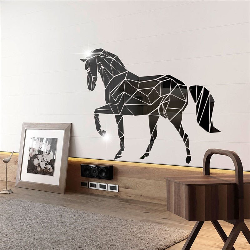 Sticker Mural Cheval "Acrylique" - Pegasus-square