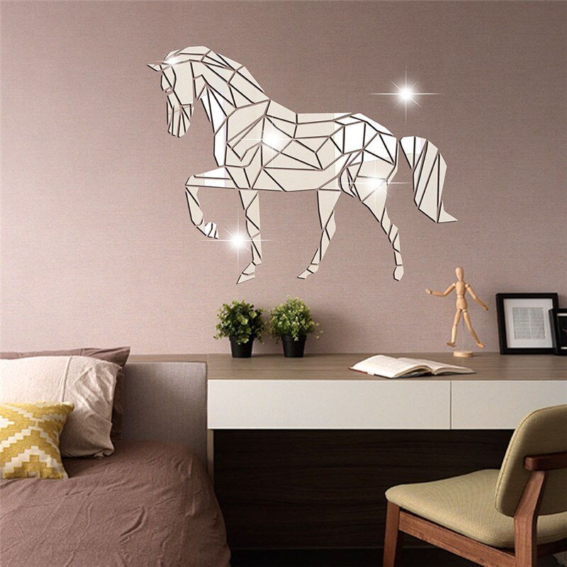 Sticker Mural Cheval "Acrylique" - Pegasus-square