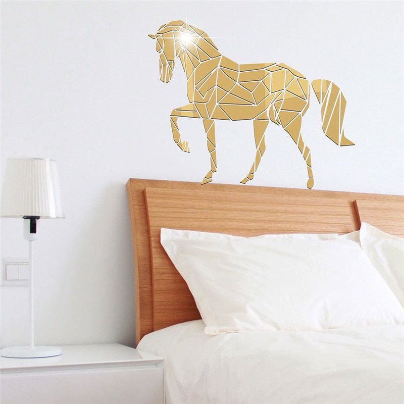 Sticker Mural Cheval "Acrylique" - Pegasus-square