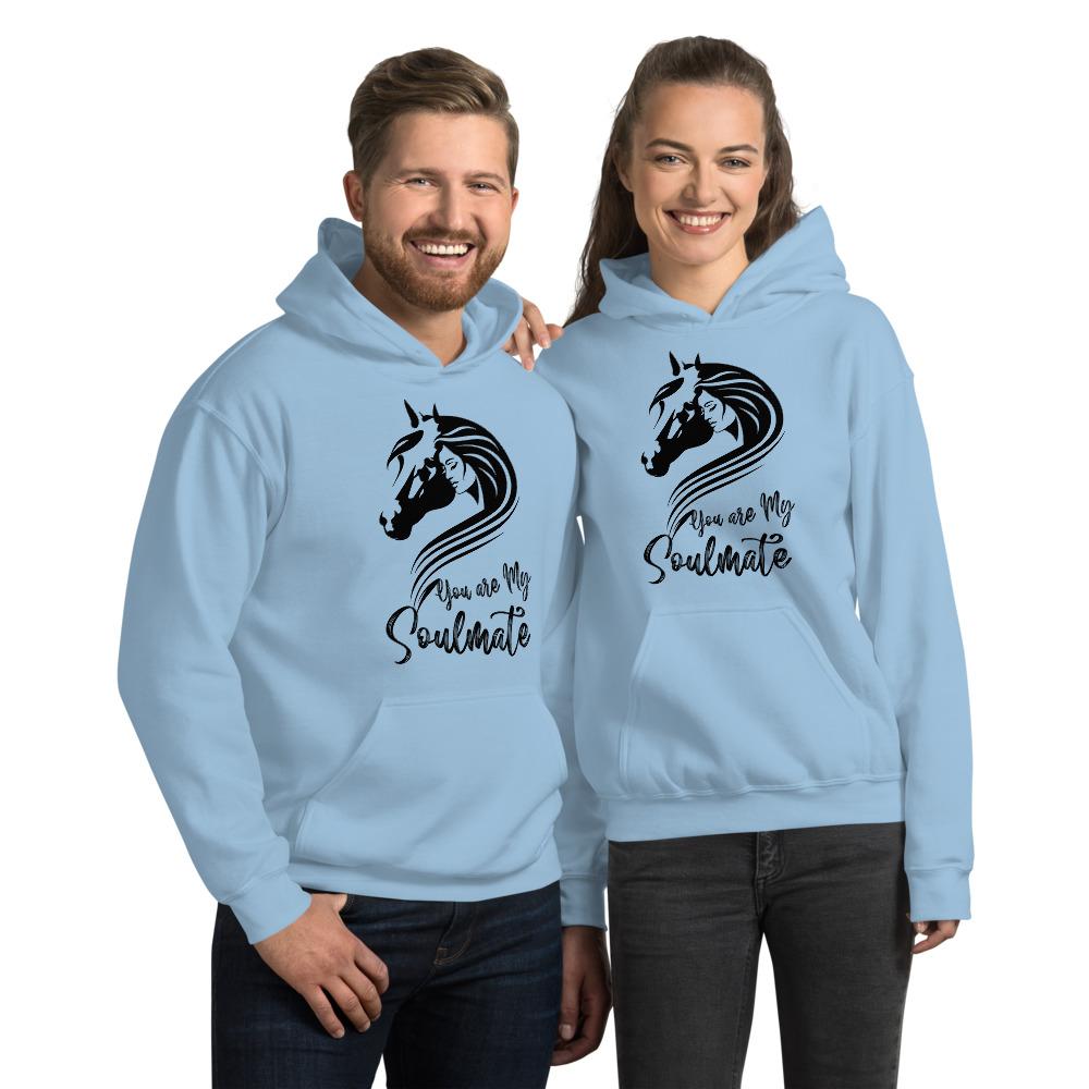 Sweat shirt à capuche You are my soulmate - Pegasus-square