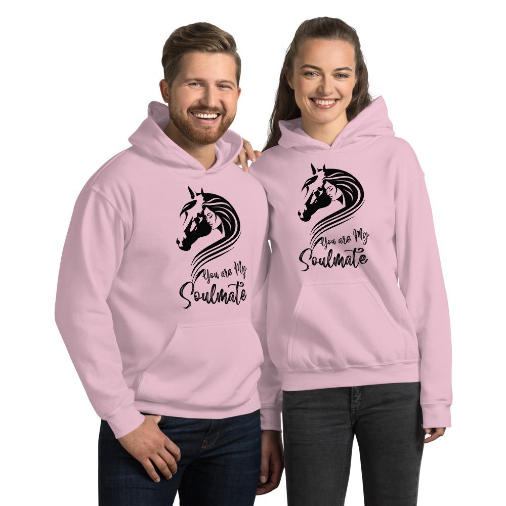 Sweat shirt à capuche You are my soulmate - Pegasus-square