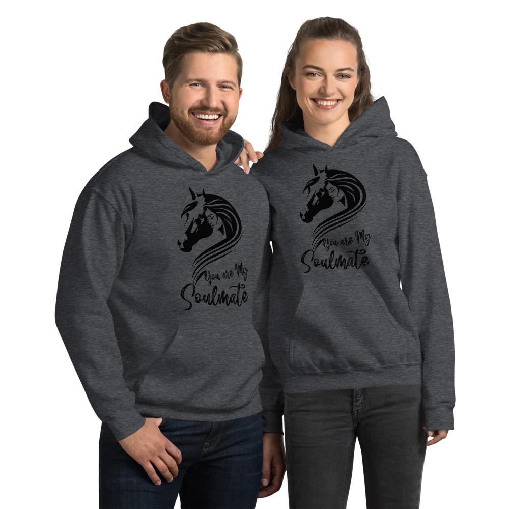 Sweat shirt à capuche You are my soulmate - Pegasus-square