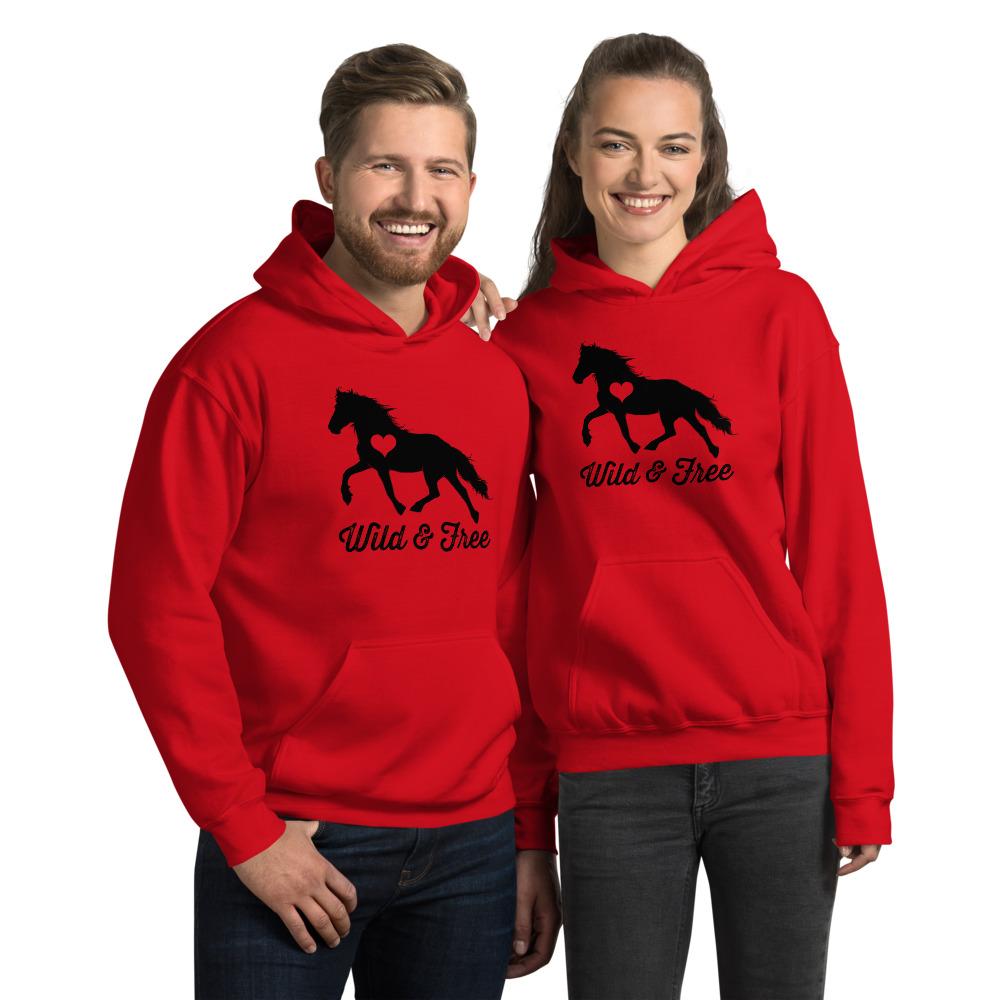 Sweat shirt Horse Love à capuche - Pegasus-square