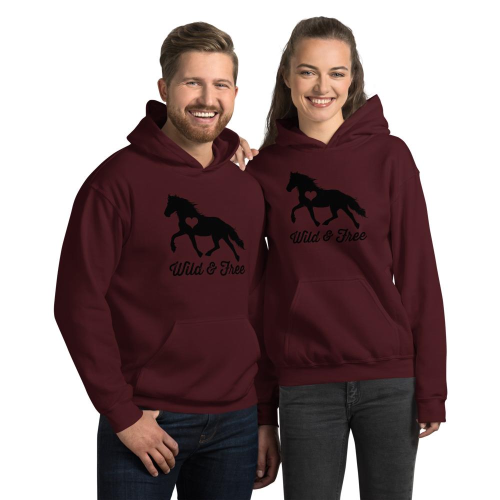 Sweat shirt Horse Love à capuche - Pegasus-square