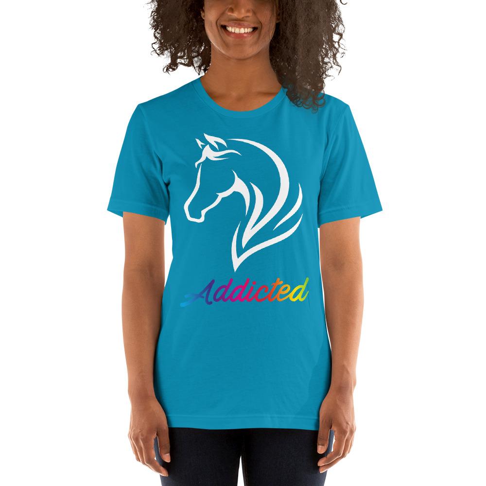 Tee-shirt cheval Addicted - Pegasus-square