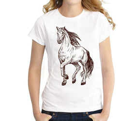 Tee-Shirt "Cheval au Fusain" - Pegasus-square