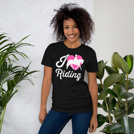 Tee Shirt cheval I Love Riding - Pegasus-square