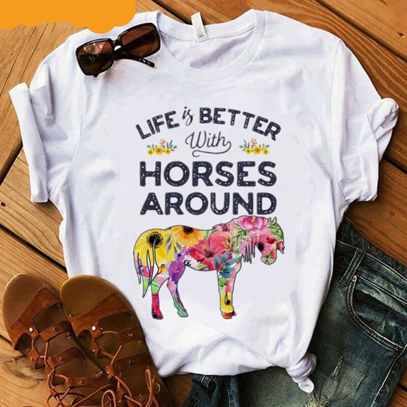 Tee-Shirt "Horses" - Pegasus-square