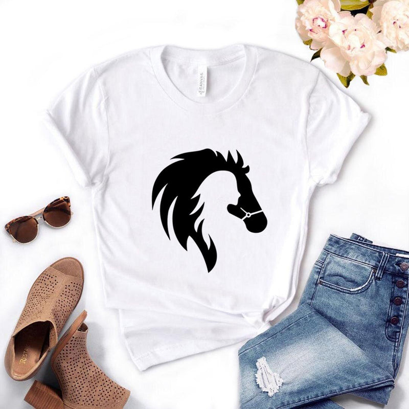 Tee-Shirt "Jeune fille et Cheval" - Pegasus-square