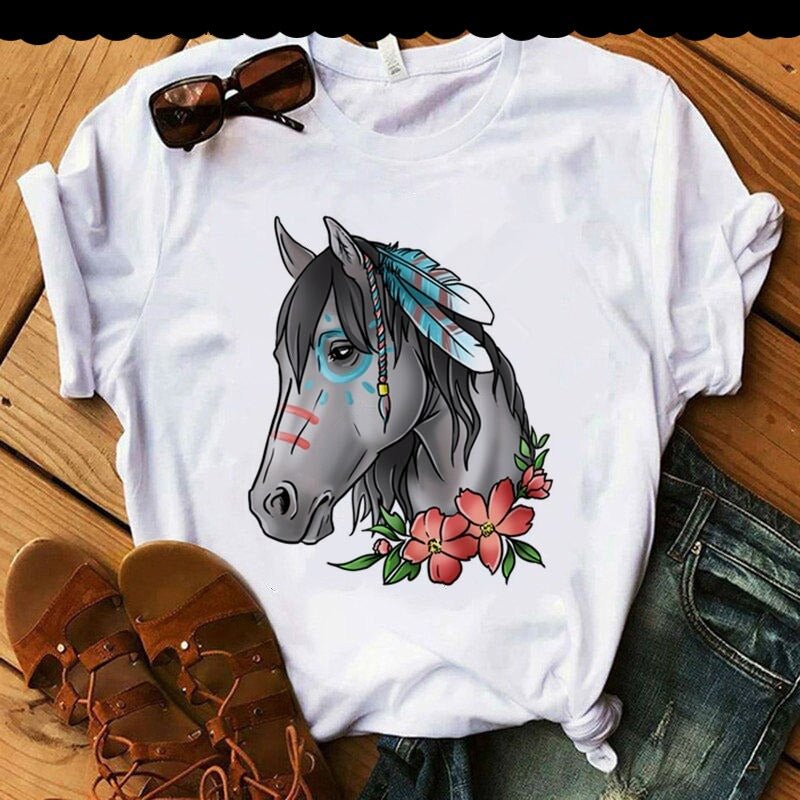 Tee-Shirts "Funny Horses" - Pegasus-square