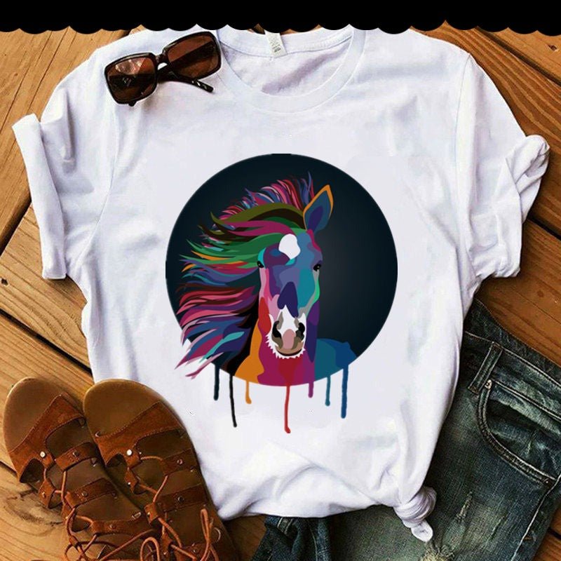 Tee-Shirts "Funny Horses" - Pegasus-square