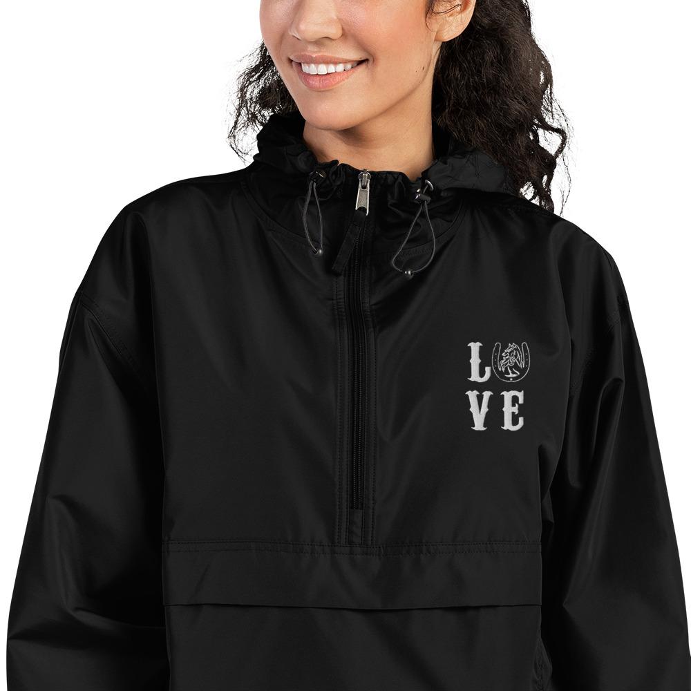 Veste Pliable Brodée Marque Champion Love - Pegasus-square