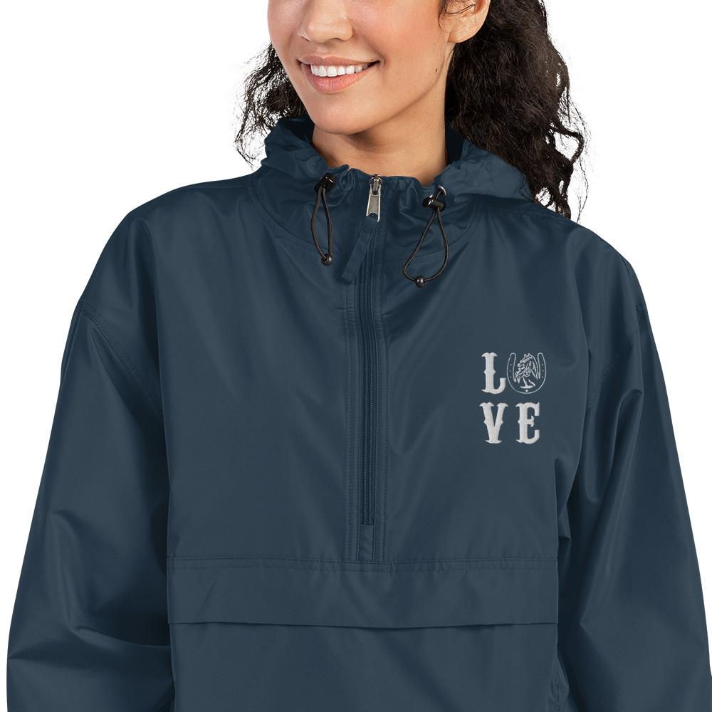 Veste Pliable Brodée Marque Champion Love - Pegasus-square